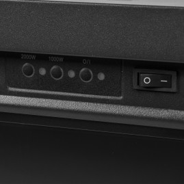 Каминокомплект Firelight: Очаг EFP/P-2520LS N, портал Canto 25 графит