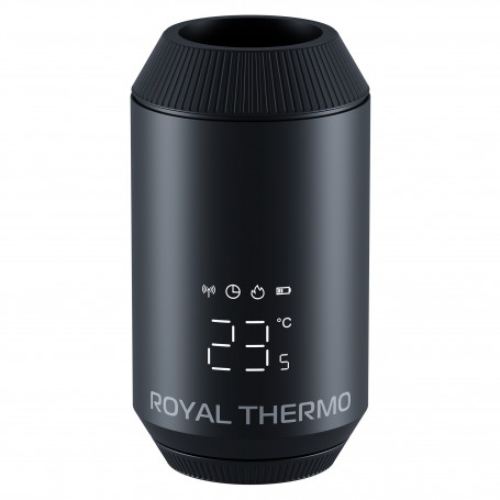 Термостат радиаторный электронный Royal Thermo Smart Heat 2.0, черный