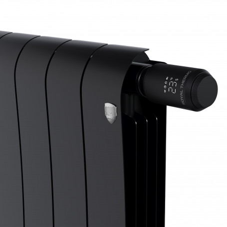 Термостат радиаторный электронный Royal Thermo Smart Heat 2.0, черный