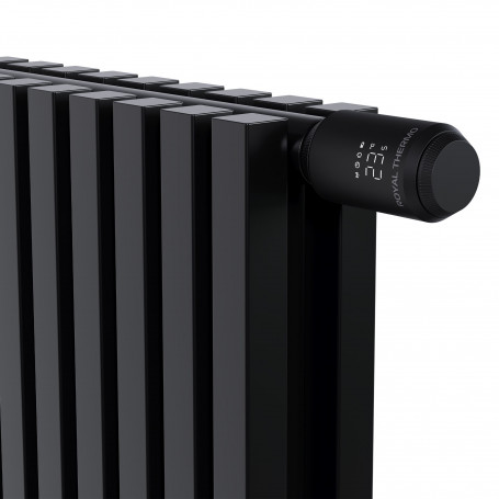 Термостат радиаторный электронный Royal Thermo Smart Heat 2.0, черный